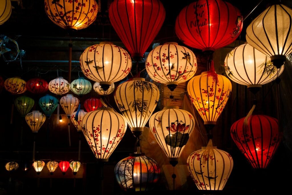 Silk lanterns in Hoi An's old town
