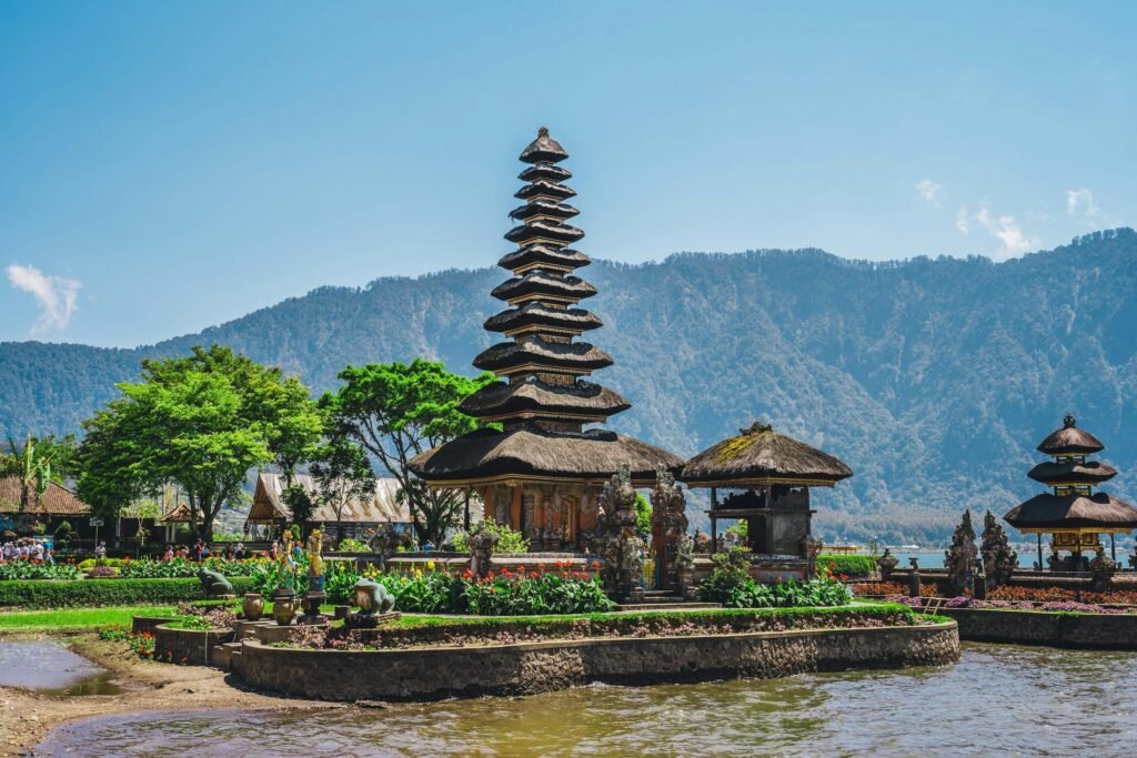 Pura Ulun Danu Bratan on Lake Bratan, Bali